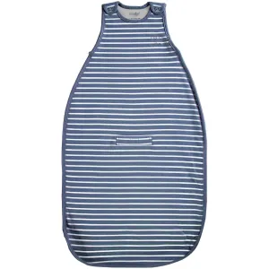 Woolino 4 Season Ultimate Baby Sleeping Bag - Merino Wool and Organic Cotton Universal Size Adjustable Sleep Sack for Baby - Two-Way Zipper Sleeping Bag (2-24 Months) - Navy Blue