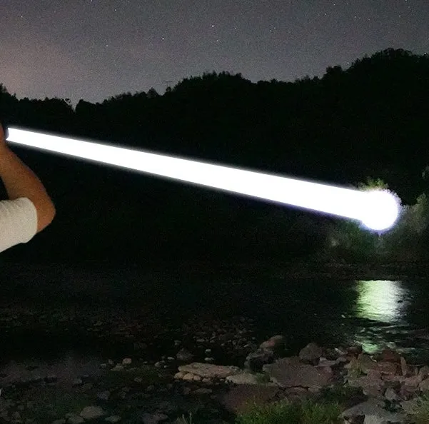 World's First High-grade Stainless Steel 100000Lumens White Laser Tactical Flashlight With 21700 Tesla Li-ion Battery 8-20 Hours High Endurance 9000M Long shot Waterproof
