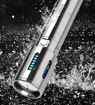 World's First High-grade Stainless Steel 100000Lumens White Laser Tactical Flashlight With 21700 Tesla Li-ion Battery 8-20 Hours High Endurance 9000M Long shot Waterproof