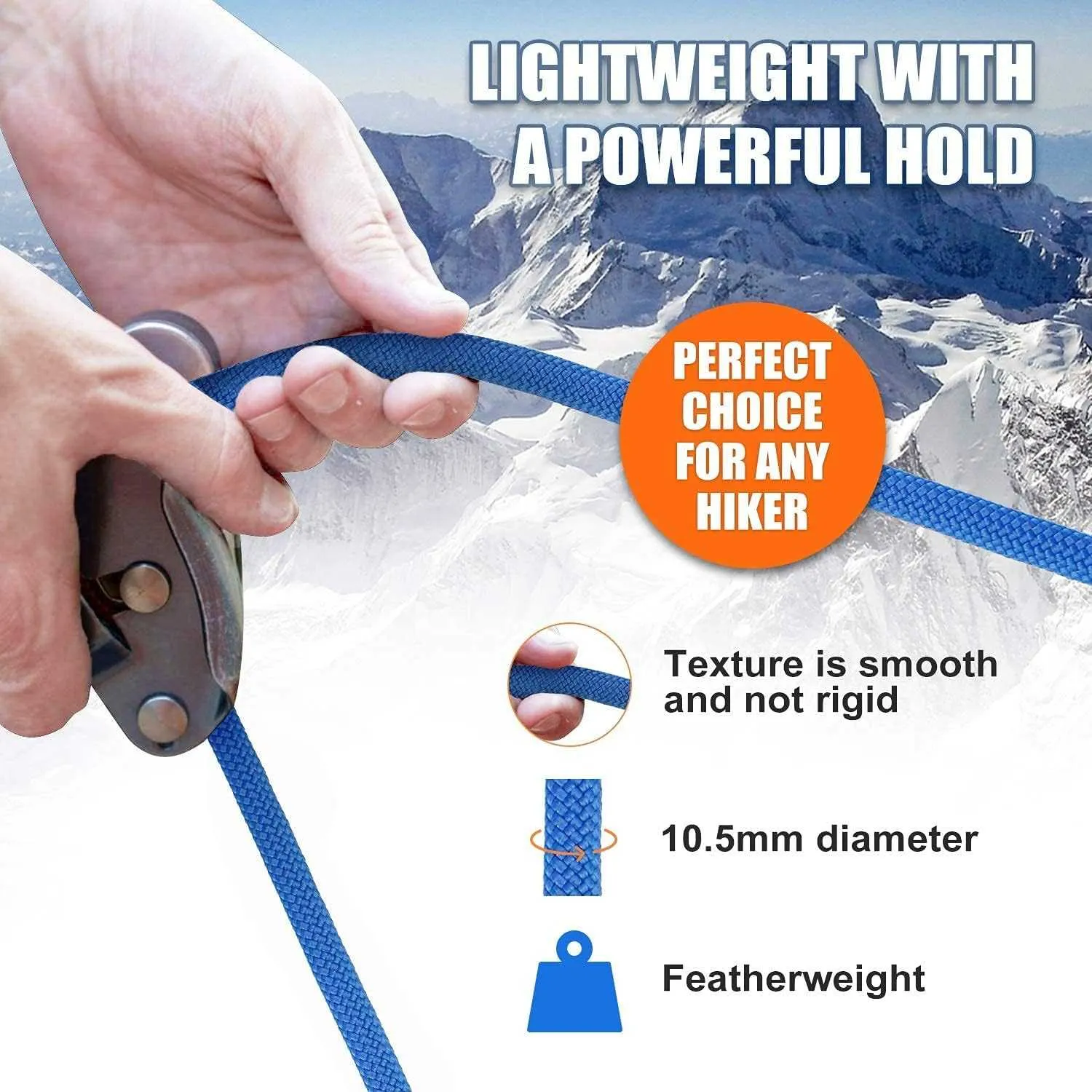 X XBEN Outdoor Climbing Rope