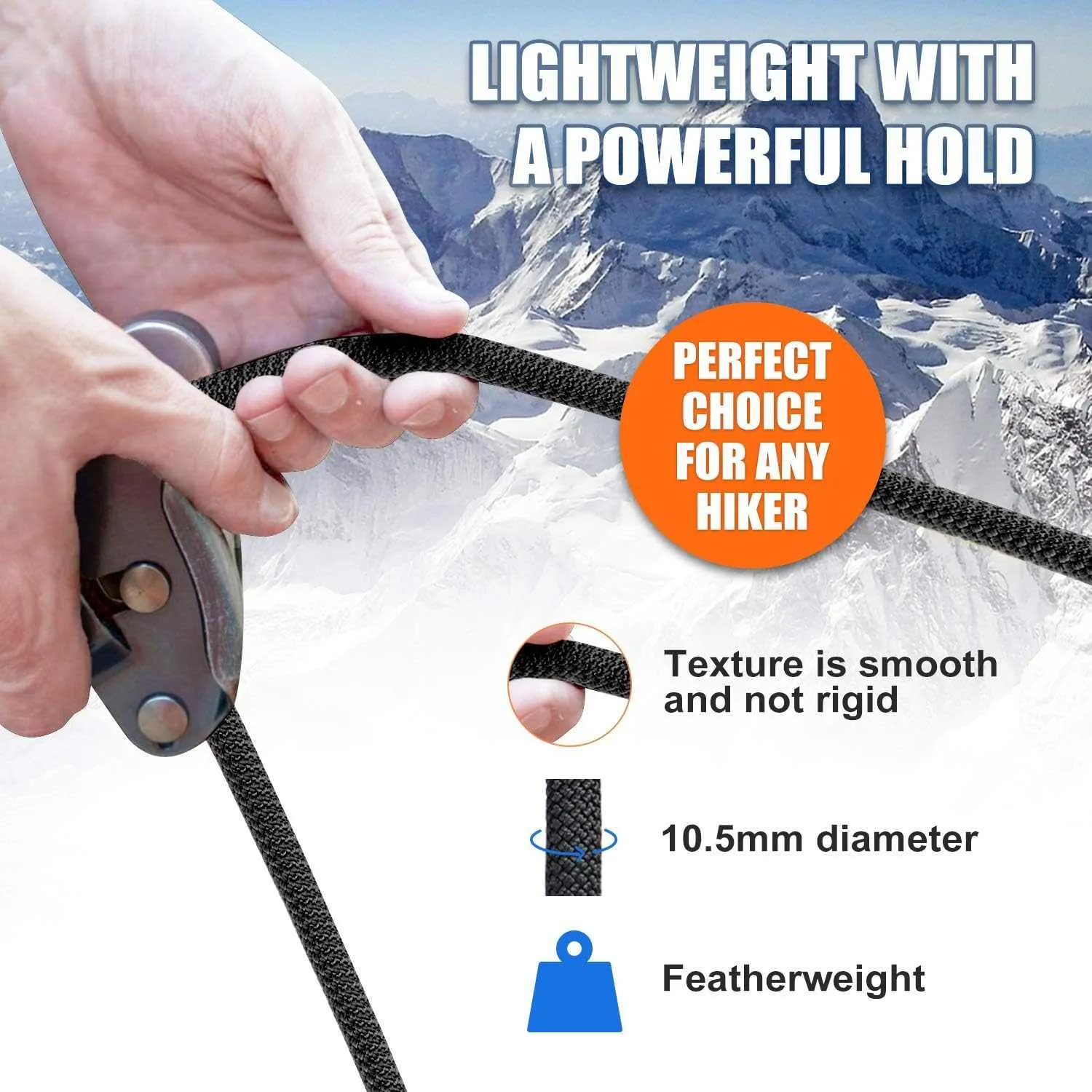 X XBEN Outdoor Climbing Rope