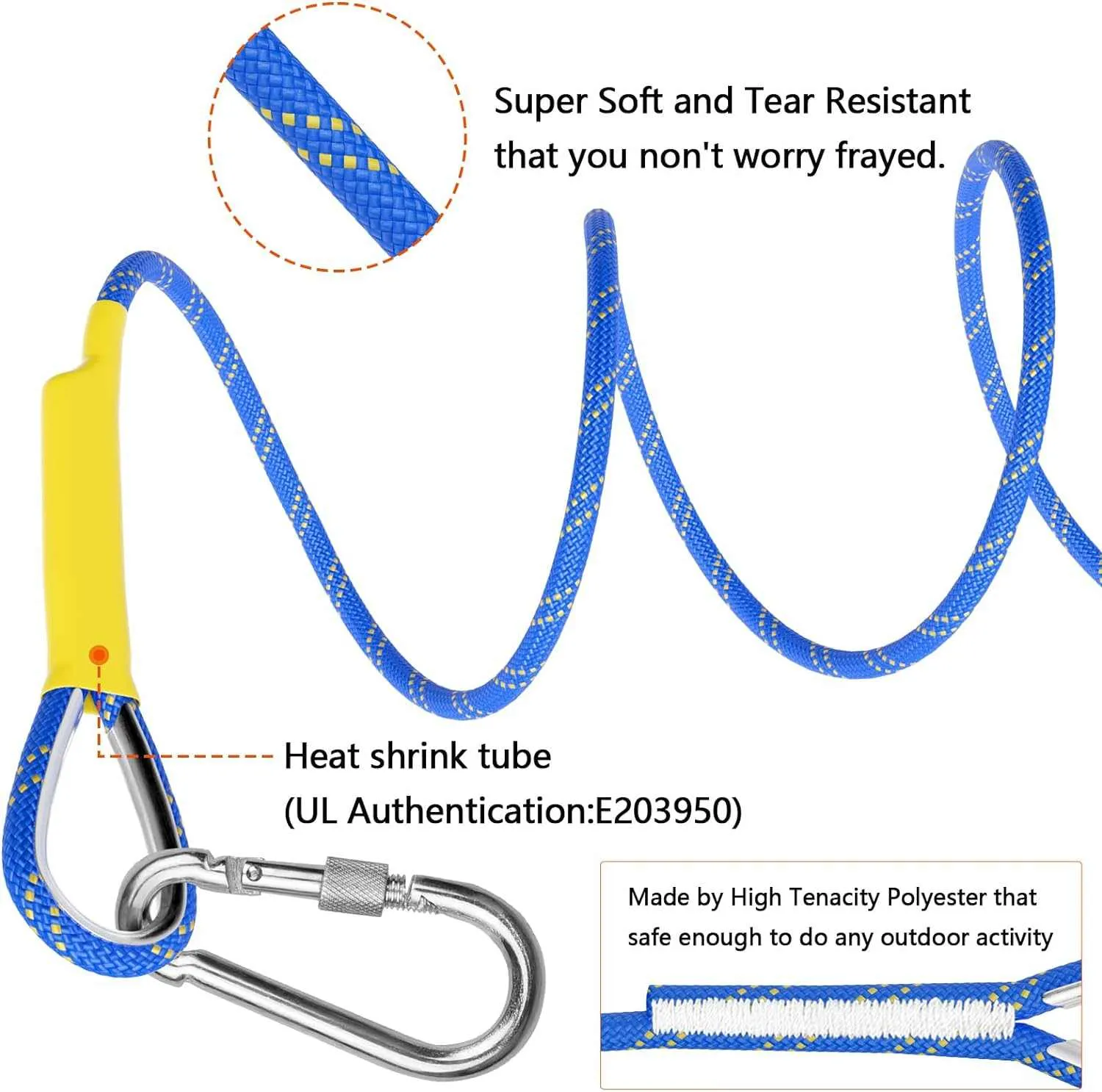 X XBEN Outdoor Climbing Rope