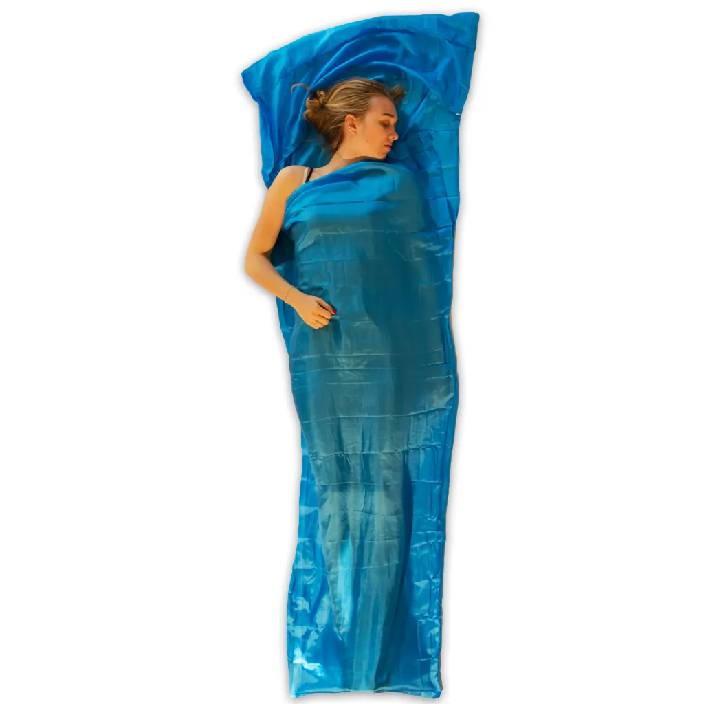 Zijde lakenzak mummy model
