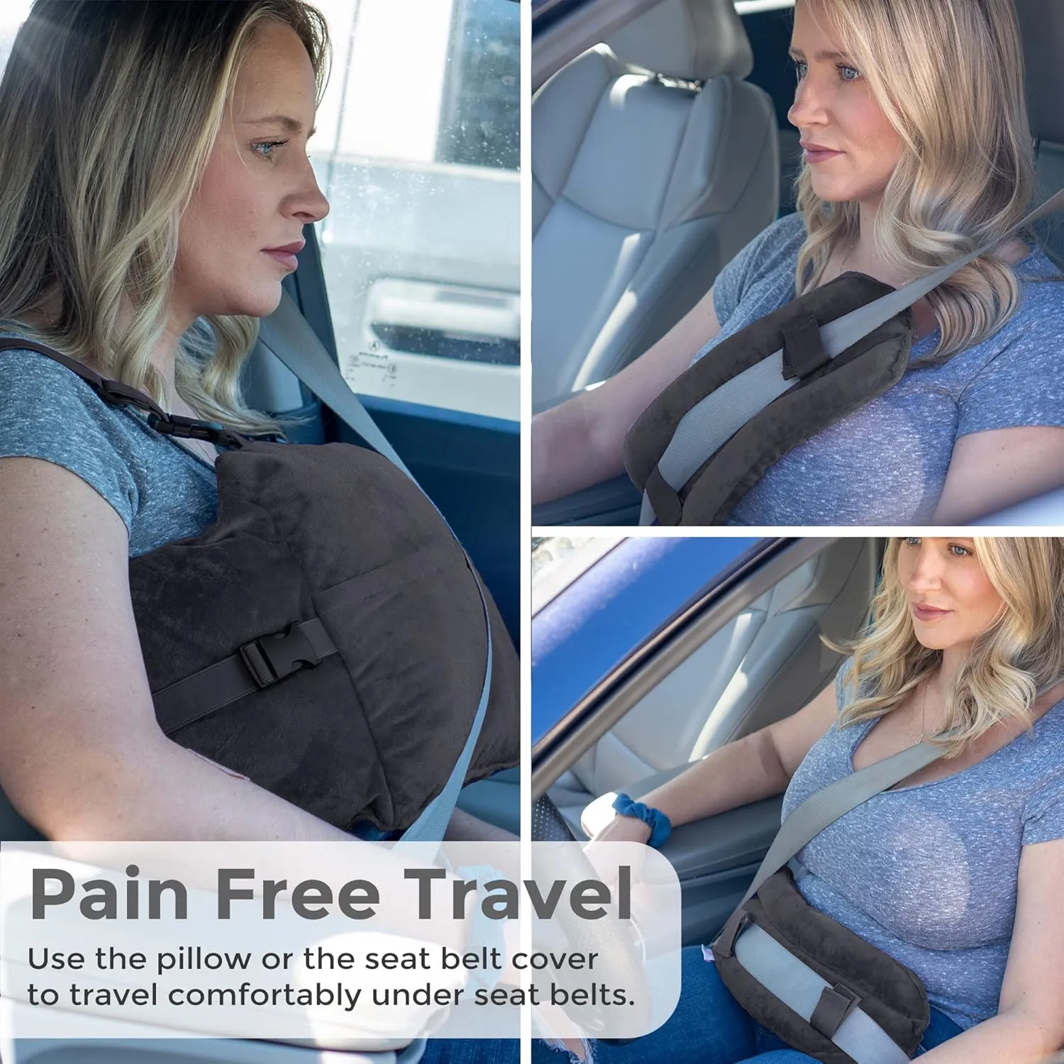 Zomaple Mastectomy Pillow - Post Surgery Pillow, Mastectomy Recovery Must Haves, Breast for After Heart Surgery, Reduction & Augmentation Patients Sleeping, Recovery Seatbelt Protection-Surgery Gift