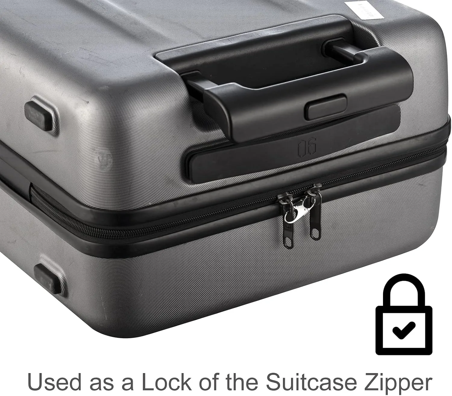 Zpsolution Zipper Clip Theft Deterrent - Backpack Zipper Lock, Quick Disconnect Clip - Key Holder Add-on